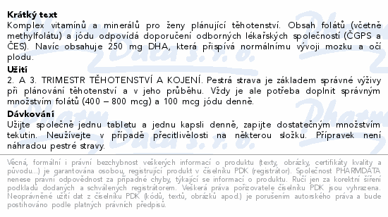 Chytr miminko methylfolt 2 s DHA tbl.60+cps.60