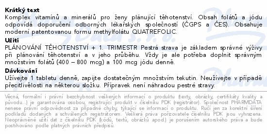 Chytr miminko superfolin 1 PLAN cps.30