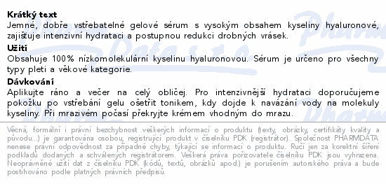 RYOR IC Kyselina hyaluronov - gel 30ml