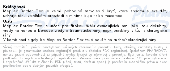 Kryt Mepilex Border Flex 7.5x7.5cm 5ks