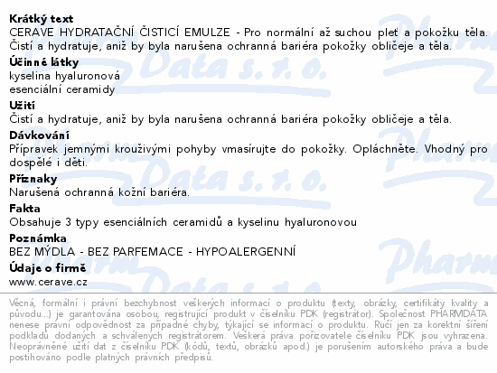 CeraVe Hydratan istic emulze 88.7ml