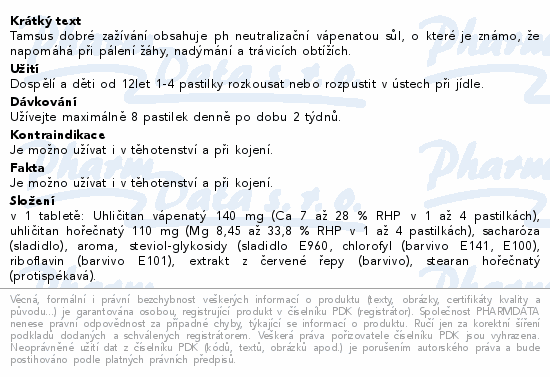 TAMSUS Dobr zavn - 40 pastilek