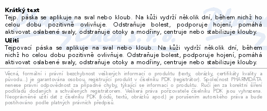 Tejp.pska Raucosan KinesioTape5cmx5m tyrkys.