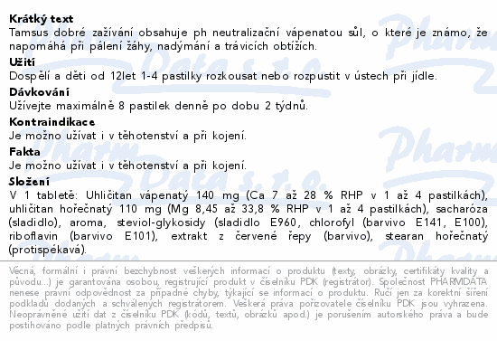 TAMSUS Dobr zavn - 200 pastilek