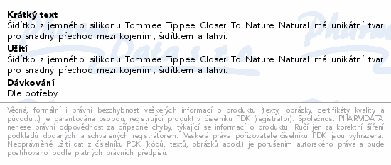 Tommee Tippee Dudlk Breast-like 0-6m 2ks