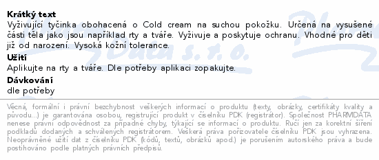 Mustela Vyiv.tyinka obohac.Cold cr.9.2g inovace