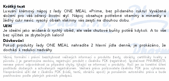 NUPO One Meal +Prime hotov npoj CaffeLatte 330ml