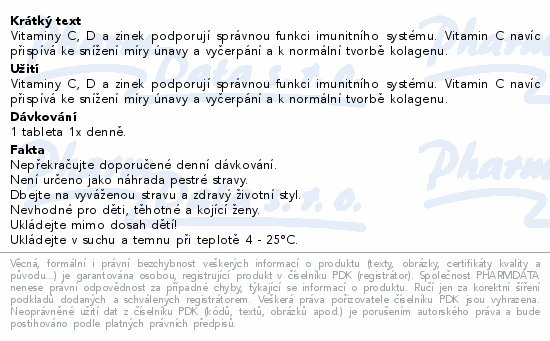 MedPharma Vit.C 1200mg se pky+vit.D+zinek tbl.67