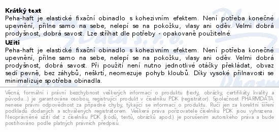 Peha-haft Fixan kohezivn obinadlo modr 10cmx4m