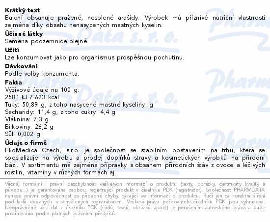 Arady praen nesolen 1000g EkoMedica