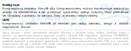 Nimo HNK-NBL-MON Kompresorov inhaltor