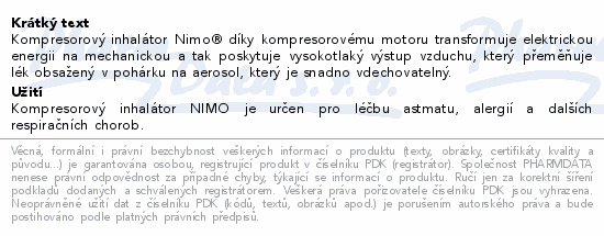 Nimo HNK-NBL-MN Kompresorov inhaltor