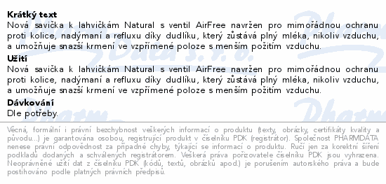 Philips AVENT Lhev Nat.Resp.vent.AF 2x125ml 0m+