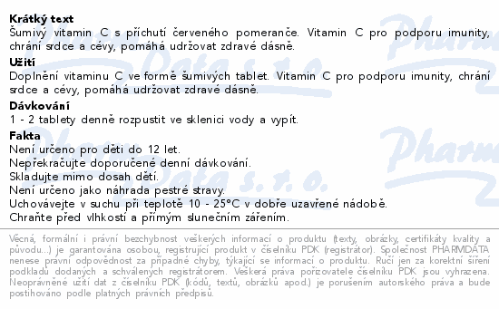 GS Extra C 500mg erven pomeran eff.tbl.20+5