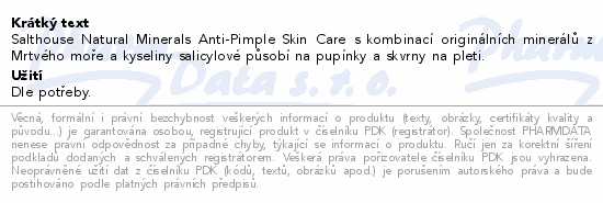 SALT HOUSE Nplasti proti akn 30ks