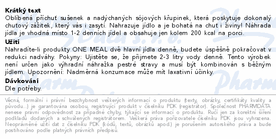 NUPO One Meal tyinka kupav cookie 60g