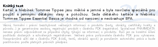 Tommee Tippee Dtsk hebnek a kart set