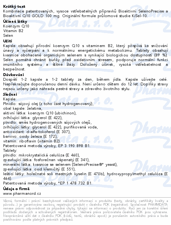 Bioaktivn SelenoQ10 cps.60+tbl.60