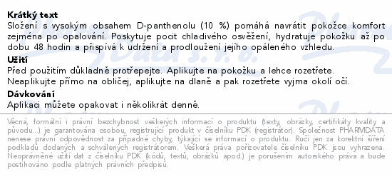 Astrid SUN chladiv regene.pna po opalovn 150ml