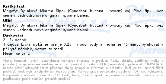 Megafyt Bylinkov lkrna pek 100g