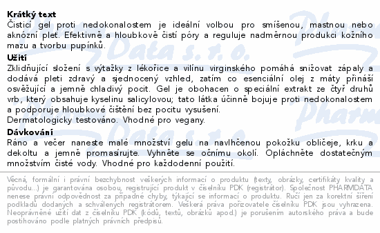 WELEDA istic gel proti nedokonalostem 100ml
