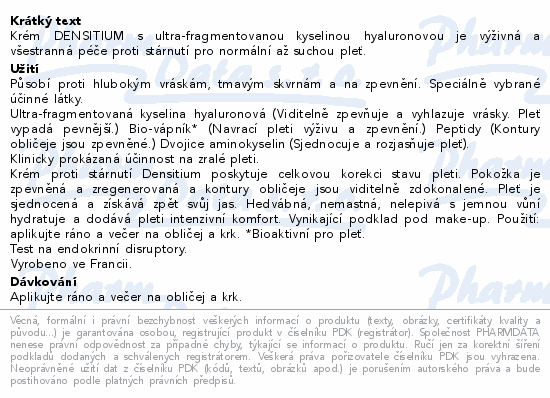 SVR Densitium Creme Krm pro zralou ple 50ml