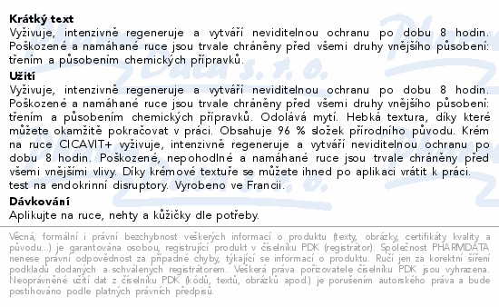 SVR Cicavit+ Mains Krm na ruce 75g