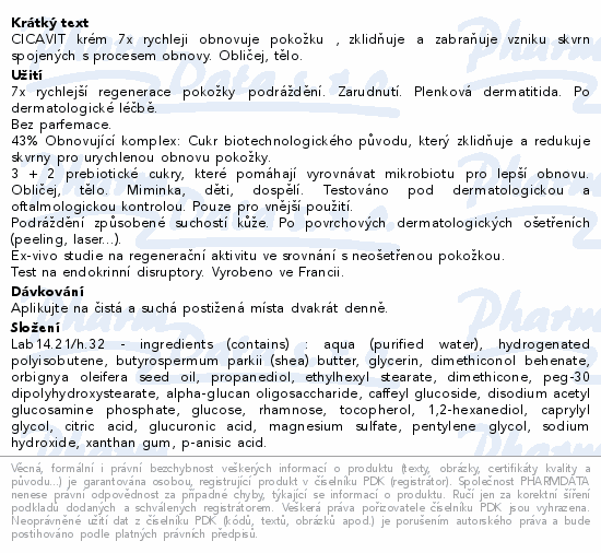 SVR Cicavit+Creme Regeneran krm 40ml