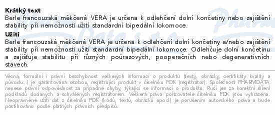 Berle francouzsk mken VERA Handicap r.-erv.