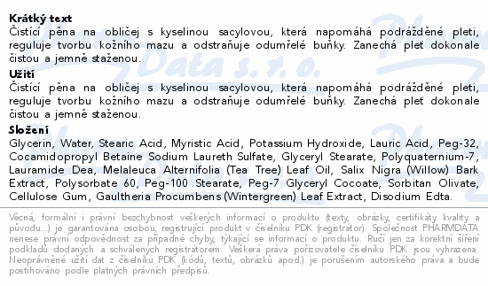 COSRX istic pna s kyselinou salicylovou 150ml