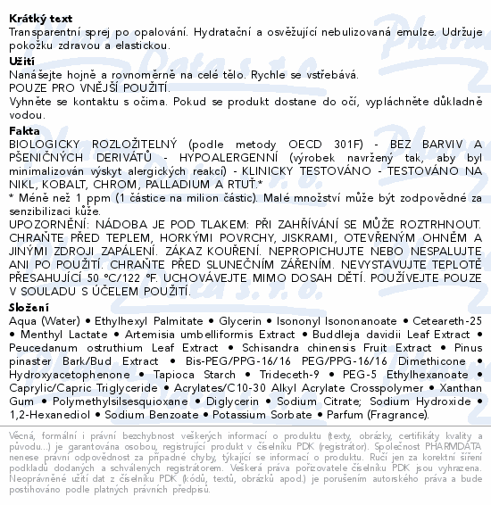 RILASTIL SUN transparent. sprej po opalovn 200ml