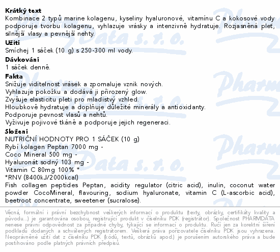 Bloom Robbins Glowy skin COLLAGEN npoj sky 30ks