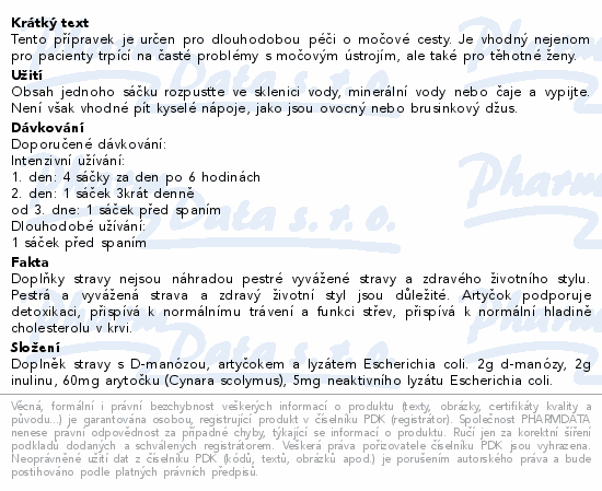Blokurima URO+ 2g D-manzy sky 30x4g
