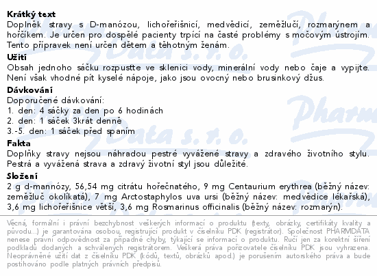 Blokurima Uroherbal Rapid 2g D-manzy sk.10x2.3g