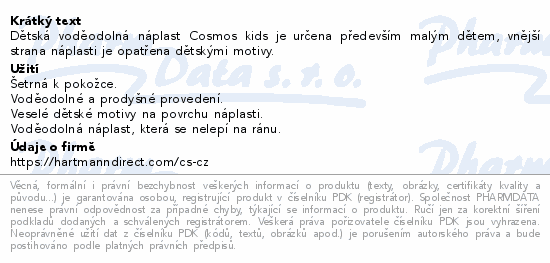 Cosmos kids nplast vododoln 6x10cm 10ks