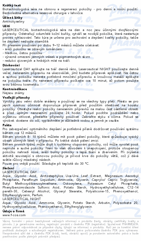 FC Laserceutical srum denn 50ml+non 50ml