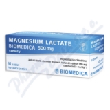 Magnesium Lactate Biomedica 500mg tbl.nob.50