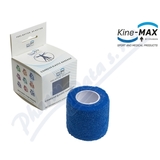 Kine-MAX Cohesive elast.samofix. 2.5cmx4.5m modré
