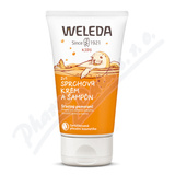 WELEDA 2v1 sprchový krém a šampon Šťastný pomeranč