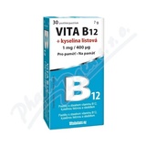 Vita B12+kyselina listov 1mg-400mcg tbl.30