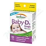 JAMIESON Baby-D3 Vitamn D3 400 IU kapky 11.7ml