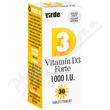 Vitamn D3 Forte 1000 I.U.tbl.30