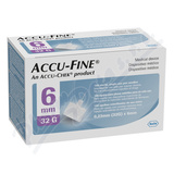 Accu-Fine jehly do inzulínového pera 32Gx6mm 100ks