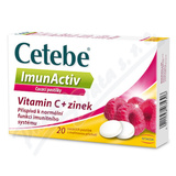 Cetebe ImunActiv Vit.C+zinek 20 cucacch pastilek