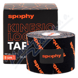 Spophy Kinesiology Tape Black tejp.pska 5cmx5m