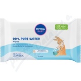 NIVEA Baby 99% Pure Water ist.ubrousky 57ks 80566
