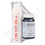 CBD 20mg Full Spectrum tob.30+15+ CBD Hot gel 75ml