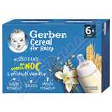 Gerber Cereal Ml.s ka dobr.noc vanil.2x200ml 6M+