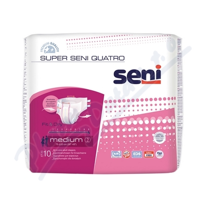 Seni Super Quatro Medium inkon.plen.kalhotky 10ks