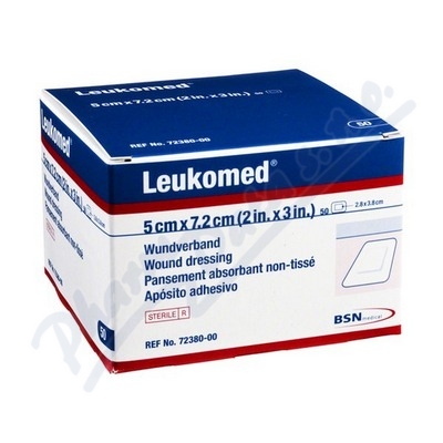 Leukomed 5x7.2cm 50ks netkan kryt s poltkem